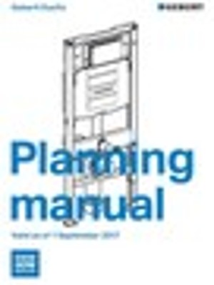 Geberit Duofix Planning Manual Geberit Duofix Planning Manual