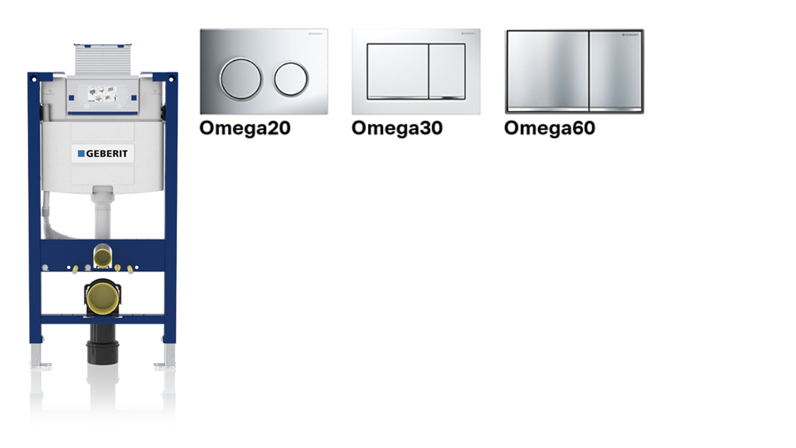 Geberit Omega 벽 매립형 시스템 물내림 누름버튼 Geberit Omega 벽 매립형 시스템 물내림 누름버튼