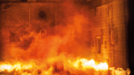 슈투트가르트 대학 재료 시험 연구소(MPA)의 Geberit 화재 시험