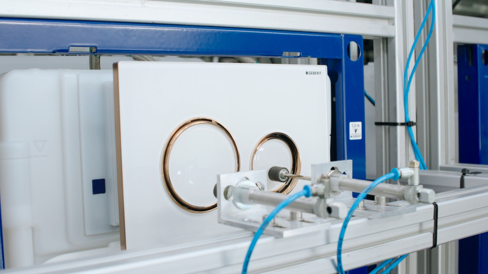 변기 시스템의 Sigma21 수세 플레이트에 대한 품질 테스트 변기 시스템의 Sigma21 수세 플레이트에 대한 품질 테스트