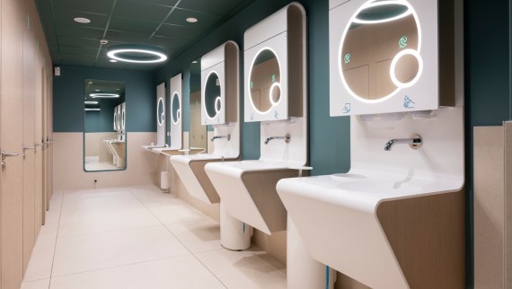 2theloo sanitary room in Evendorf, Germany 2theloo sanitary room in Evendorf, Germany