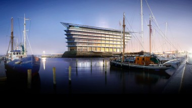 Öresund의 아름다운 전망과 함께 Kopenhagen과 Malmö 사이의 관문: Ferring Pharmaceuticals의 새 본사. (©Foster&Partners) Öresund의 아름다운 전망과 함께 Kopenhagen과 Malmö 사이의 관문: Ferring Pharmaceuticals의 새 본사. (©Foster&Partners)