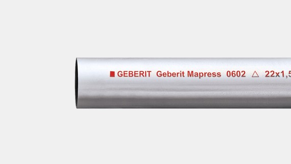 Geberit Mapress 탄소강 시스템 파이프, 외부 아연 도금