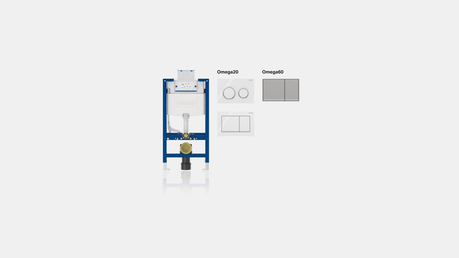 Geberit Omega flushing system