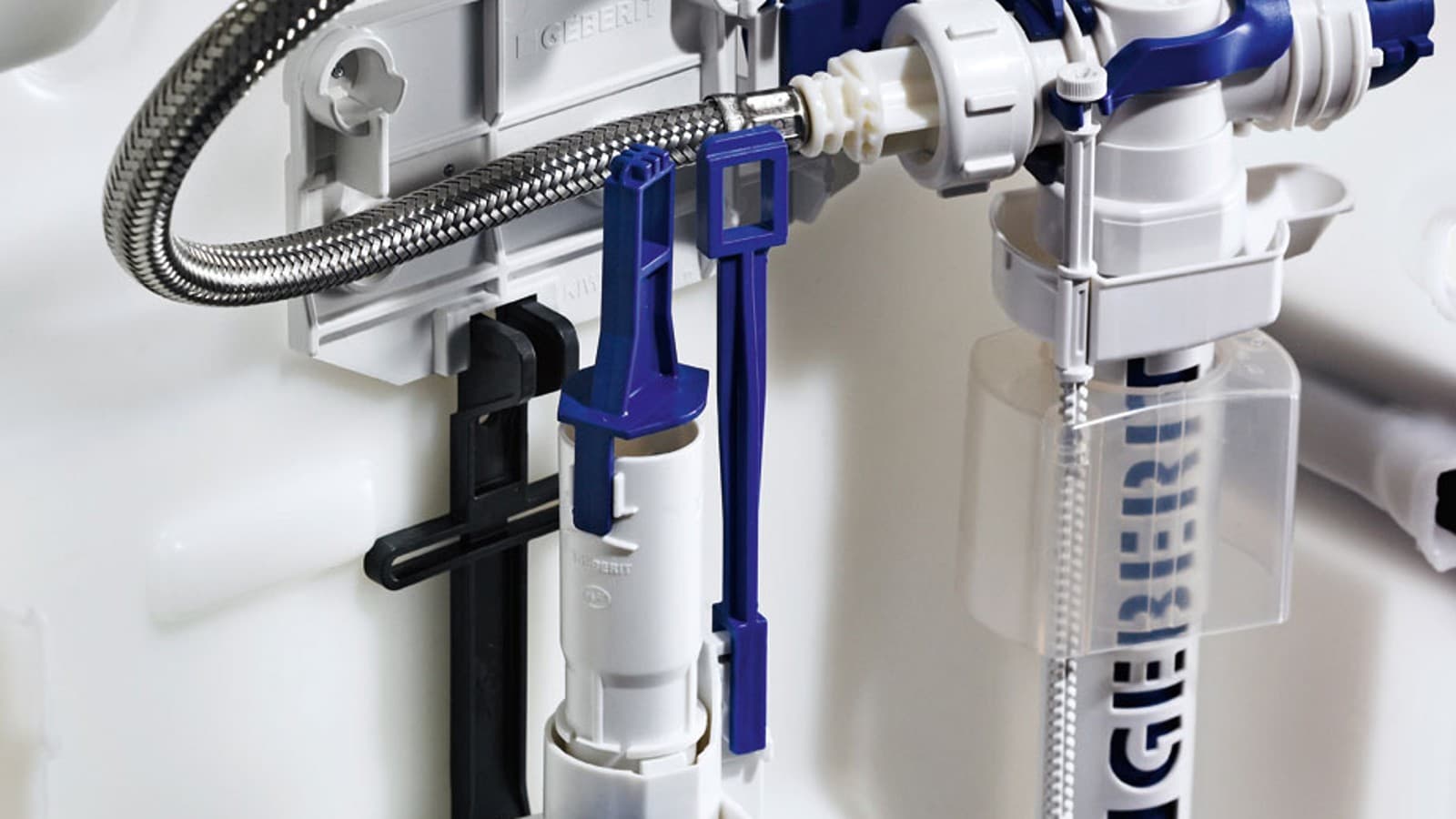 필 밸브/플로트 밸브가 있는 Geberit 플러시 밸브 필 밸브/플로트 밸브가 있는 Geberit 플러시 밸브