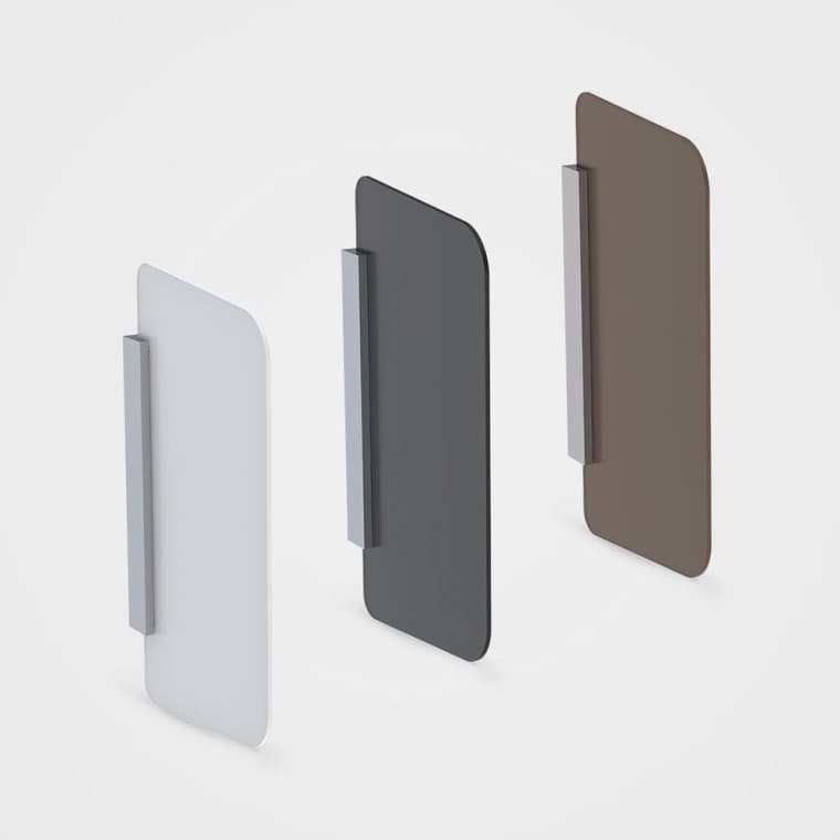 유리로 제작된 Geberit 소변기 분리벽 유리로 제작된 Geberit 소변기 분리벽