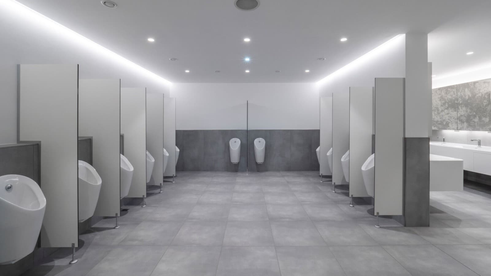 Sanitary installation after completion Sanitary installation after completion